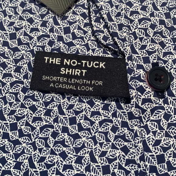 Tommy Hilfiger sz Med, button down Slim Fit No-Tuck Shirt NWTs - Picture 3 of 11